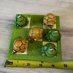 Frog and Turtle Tic-Tac-Toe Board
